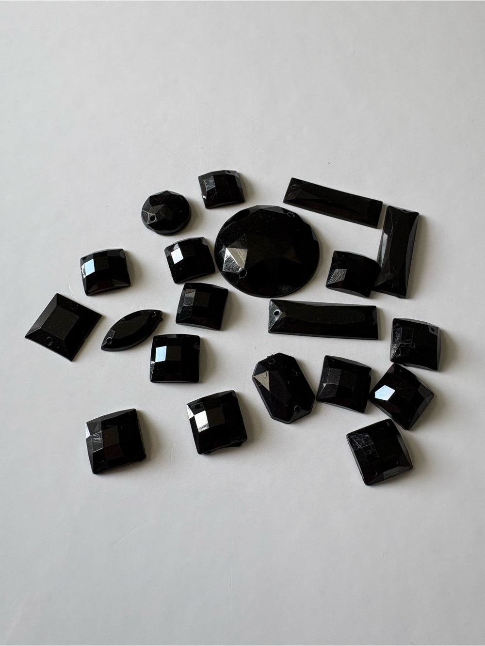 Y2K BCBGMaxAzria Replacement Embellishment Plastic Rhinestone Gem Buttons